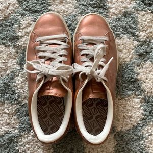 Metallic Pink Puma Basket